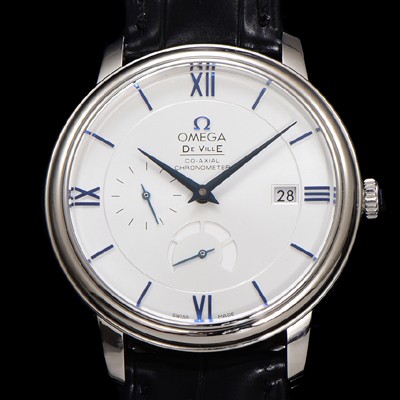 홍콩명품 [오메가] 남성용 드빌 424.53.40.21.04.001 프레스티지 코-액시얼 39.5mm 오토매틱 Cal.2627 타입 화이트 다이얼 omg0173  