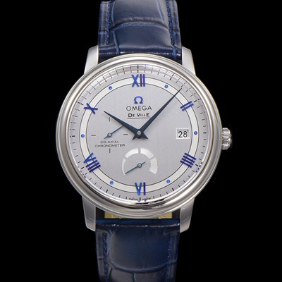 홍콩명품 [오메가] 남성용 드빌 424.13.40.21.02.003 프레스티지 코-액시얼 39.5mm 오토매틱 Cal.2627 타입 빈티지 실버 다이얼 omg0165  