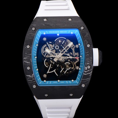 홍콩명품 [리차드밀레] 남성용 RM055 NTPT 카본 케이스 50mm 스켈레톤 다이얼 기계식 수동형 무브먼트 ric0258  