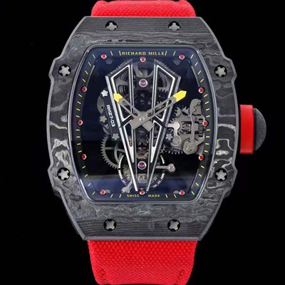 홍콩명품 [리차드밀레] 남성용 RM27-03 투어빌론 포지드 카본 47mm 투르비용 무브먼트 스켈레톤 다이얼 ric0278  