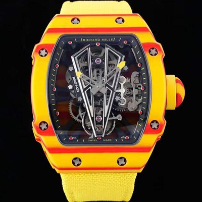 홍콩명품 [리차드밀레] 남성용 RM27-03 투어빌론 포지드 카본 47mm 투르비용 무브먼트 스켈레톤 다이얼 ric0276  