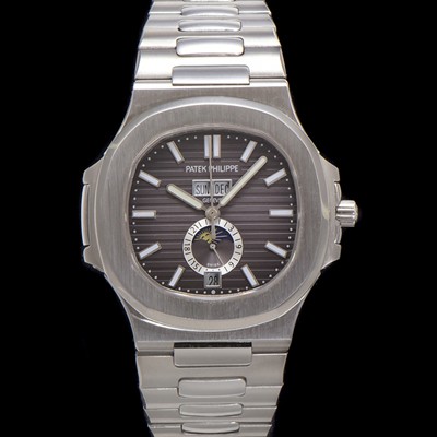홍콩명품 [파텍필립] 남성용 노틸러스 5726A-001 오토매틱 Cal.324 타입 40.5mm 메탈줄 블랙 다이얼 pat2214  