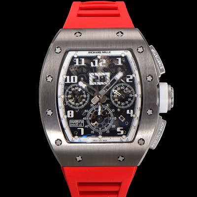 홍콩명품 [리차드밀레] 남성용 RM11-FM 티타늄 케이스/스텐레스 스틸 베젤 크로노그래프 50mm 오토매틱 무브먼트 스켈레톤 다이얼 ric0250  