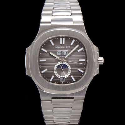 홍콩명품 [파텍필립] 남성용 노틸러스 5726/1A-001 오토매틱 Cal.324 타입 40.5mm 메탈줄 그레이 다이얼 pat2215  