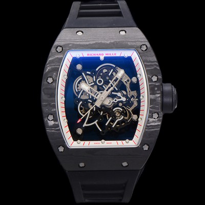 홍콩명품 [리차드밀레] 남성용 RM055 NTPT 카본 케이스 50mm 스켈레톤 다이얼 기계식 수동형 무브먼트 ric0264  
