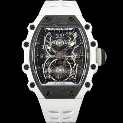 홍콩명품 [리차드밀레] 남성용 RM21-02 투어빌론 포지드 카본 51mm 투르비용 무브먼트 스켈레톤 다이얼 ric0296  