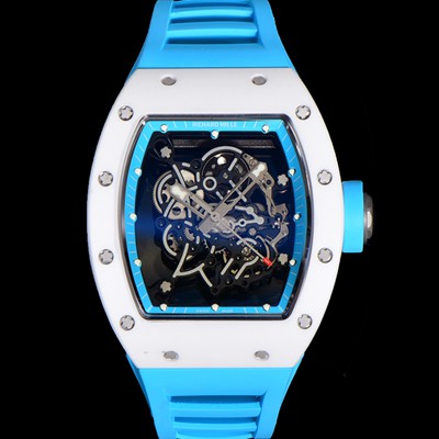 홍콩명품 [리차드밀레] 남성용 RM055 부바왓슨 세라믹 50mm 기계식 수동형 무브먼트 스켈레톤 다이얼 ric0309  