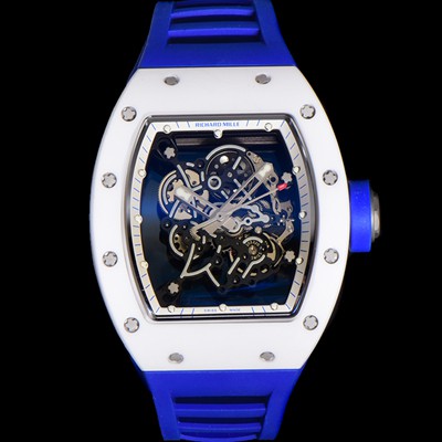 홍콩명품 [리차드밀레] 남성용 RM055 부바왓슨 세라믹 50mm 기계식 수동형 무브먼트 스켈레톤 다이얼 ric0310  