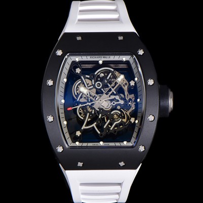 홍콩명품 [리차드밀레] 남성용 RM055 부바왓슨 세라믹 50mm 기계식 수동형 무브먼트 스켈레톤 다이얼 ric0313  
