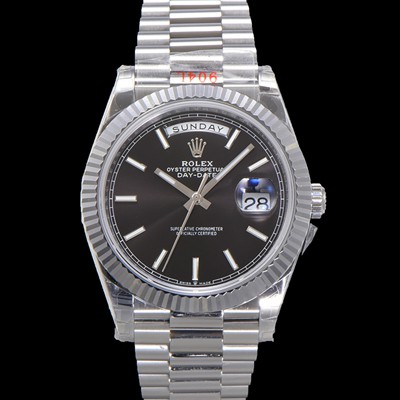 홍콩명품 [로렉스] 남성용 New 데이데이트 m228239-0004 무게187g 40mm 오토매틱 Cal.2836-2 타입 블랙 다이얼 rol5392  