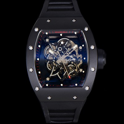 홍콩명품 [리차드밀레] 남성용 RM055 부바왓슨 세라믹 50mm 기계식 수동형 무브먼트 스켈레톤 다이얼 ric0315  