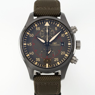 홍콩명품 [아이더블유씨] 남성용 파일럿 워치 IW389002 미라마 크로노그래프 44mm 오토매틱 무브먼트 그레이 다이얼 iwc4095  