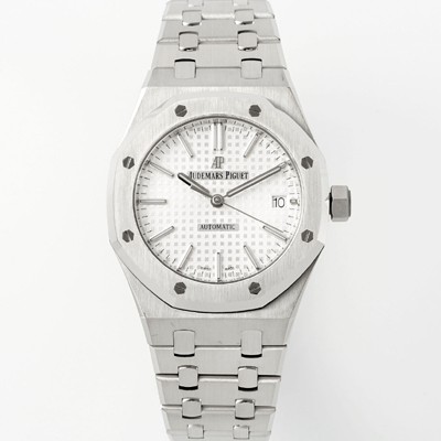 홍콩명품 [오데마피게] 남성용 하이엔드 15450ST 로얄오크 37mm 오토매틱 Cal.3120무브먼트 실버 와플 다이얼 aud6522  