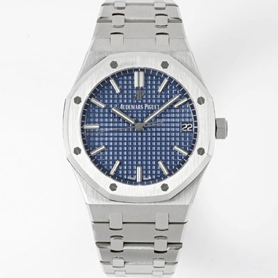 홍콩명품 [오데마피게] 남성용 로얄오크 15500ST.OO.1220ST.01 41mm 오토매틱 Cal.4302 무브먼트 블루 다이얼 aud6538  