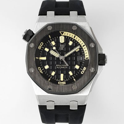 홍콩명품 [오데마피게] 남성용 하이엔드 로얄오크 오프쇼어 다이버 15720CN.OO.A002CA.01 오토매틱 Cal.4308타입 42mm 블랙 다이얼 aud6579  