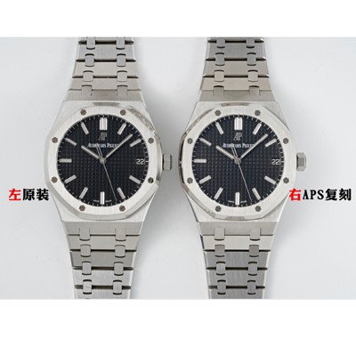 홍콩명품 [오데마피게] 남성용 로얄오크 15500ST.OO.1220ST.03 41mm 오토매틱 Cal.4302 무브먼트 블랙 다이얼 aud6541  