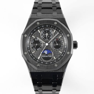 홍콩명품 [오데마피게] 남성용 로얄오크 26579CE.OO.1225CE.01 퍼페추얼 캘린더 41mm 세라믹 오토매틱 Cal.5134 타입 다크 그레이 다이얼 aud6561  