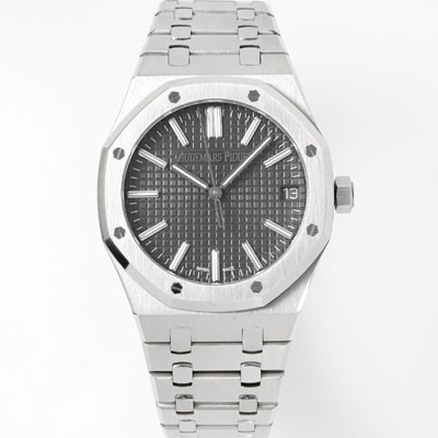 홍콩명품 [오데마피게] 남성용 로얄오크 셀프와인딩 15510ST.OO.1320ST.10 41mm 오토매틱 Cal.4302 무브먼트 그레이 와플 다이얼 aud6543  