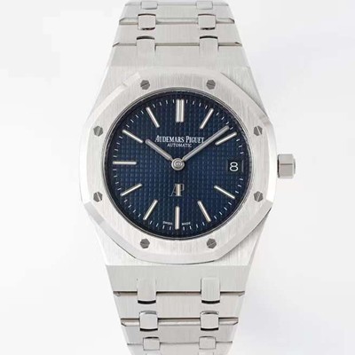 홍콩명품 [오데마피게] 남성용 하이엔드 로얄오크 16202ST.OO.1240ST.02 엑스트라 씬 39mm 오토매틱 Cal.7121타입 블루 다이얼 aud6568  