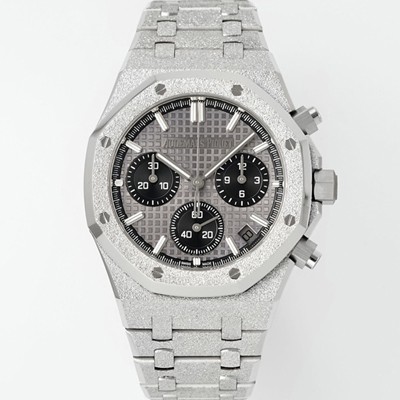 홍콩명품 [오데마피게] 남성용 로얄오크 26240BC.GG.1324BC.01 크로노그래프 41mm 오토매틱 Cal.4401 타입 그레이 와플 다이얼 aud6554  