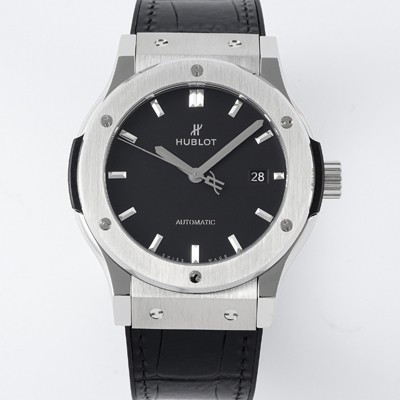 홍콩명품 [휴블렛] 남성용 클래식 퓨전 542.NX.1171.RX 42mm 오토매틱 2892 타입 가죽/러버 믹스 블랙 다이얼 hub2139  