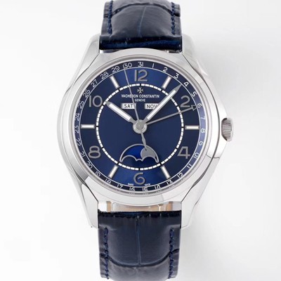 홍콩명품 [바쉐론콘스탄틴] 남성용 피프티식스 4000E/000A-B548 컴플리트 캘린더 문페이즈 오토매틱 2460 QCL/1 무브먼트 블루 다이얼 vac1172  