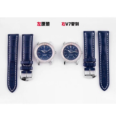 홍콩명품 [브라이틀링] 남성용 네비타이머 A17326211C1P3 오토매틱 SW200-01타입 41mm 메탈줄 블루 다이얼 bre6056  