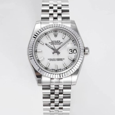 홍콩명품 [로렉스] 여성용 데이져스트 178274 플루티드 31mm 쥬빌레 오토매틱 2236타입 화이트 다이얼 rol5436  