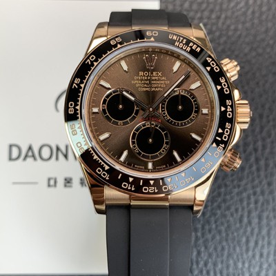 홍콩명품 [로렉스] 남성용 신형 코스모그래프 데이토나 m126515ln 크로노그래프 18K 로즈골드 40mm 오토매틱 Cal.4131타입 초콜렛 다이얼 rol5605  