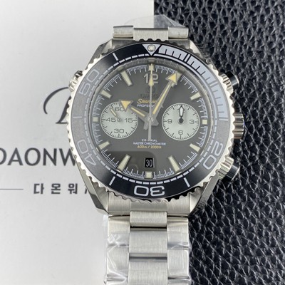 홍콩명품 [오메가] 남성용 씨마스터 신제품 215.32.46.51.01.004 플래닛 오션 600m 코액시얼 마스터 크로노미터 45.5mm 크로노그래프 오토매틱 Cal.9900 타입 그레이 다이얼 omg0257  