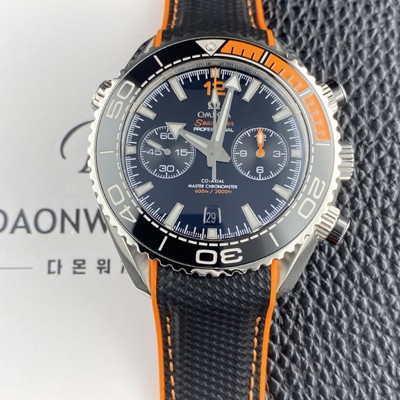 홍콩명품 [오메가] 남성용 씨마스터 신제품 215.32.46.51.01.001 플래닛 오션 600m 코액시얼 마스터 크로노미터 45.5mm 크로노그래프 오토매틱 Cal.9900 타입 블랙 다이얼 omg0240  