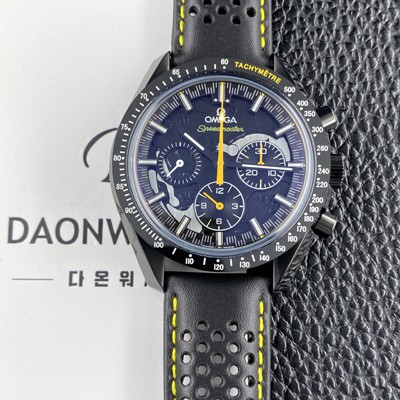 홍콩명품 [오메가] 남성용 스피드마스터 311.92.44.30.01.001 문워치 다크 사이드 오브 더 문 아폴로 8 크로노그래프 수동형 무브먼트 스캘래톤 블랙 다이얼 omg0258  