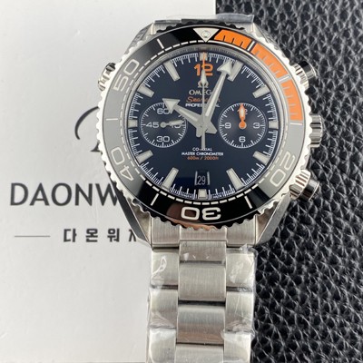 홍콩명품 [오메가] 남성용 씨마스터 신제품 215.30.46.51.01.002 플래닛 오션 600m 코액시얼 마스터 크로노미터 45.5mm 크로노그래프 오토매틱 Cal.9900 타입 블랙 다이얼 omg0248  