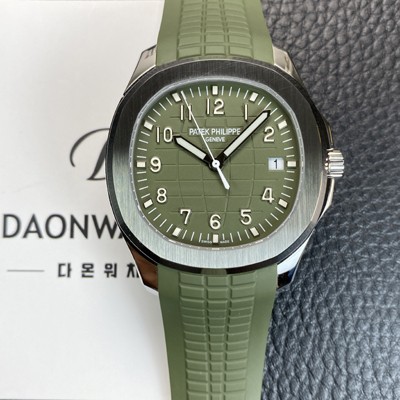 홍콩명품 [파텝필립] 남성용 하이엔드 아쿠아넛 Ref. 5168G-010 42.2mm 오토매틱 Cal.324 S C 타입 그린 다이얼 pat2256  