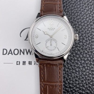 홍콩명품 [로렉스]남성용 셀리느 1908 퍼페추얼 m52509 39mm 오토매틱 Cal.7140타입 화이트 다이얼 rol5624  