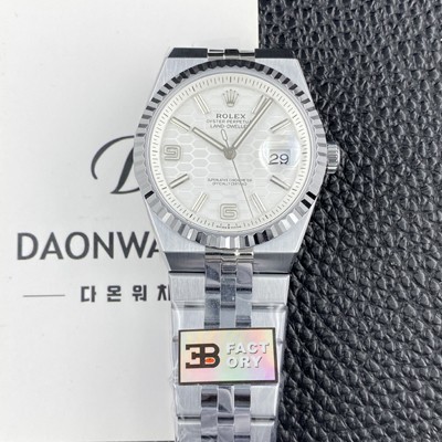 홍콩명품 [로렉스] 남성용 랜드드웰러 m127234 플랫 주빌리 36mm 오토매틱 Cal.7135타입 화이트 다이얼 rol5636  