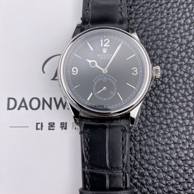 홍콩명품 [로렉스]남성용 셀리느 1908 퍼페추얼 m52509 39mm 오토매틱 Cal.7140타입 블랙 다이얼 rol5627  