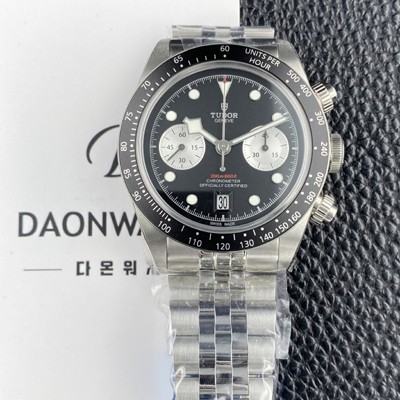 홍콩명품 [튜더] 남성용 헤리티지 블랙베이 M79360N 크로노그래프 팬더 41mm 오토매틱 7750무브먼트 블랙 다이얼 tud5137  