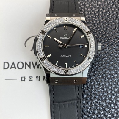 홍콩명품 [휴블렛] 남성용 클래식 퓨전 542.NX.1171.LR.1104 42mm 오토매틱 2892타입 블랙 다이얼 hub2149  