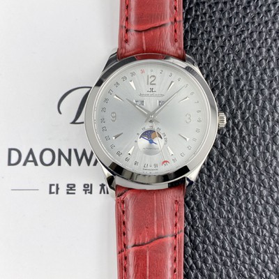 홍콩명품 [예거르쿨트르]남성용 마스터 캘린더 문페이즈 39mm 오토매틱 cal.866타입 실버 다이얼 jag0431  