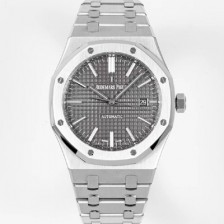 홍콩명품 [오데마피게] 남성용 하이엔드 로얄오크 15400ST.OO.1220ST.04 오토매틱 Cal.3120타입 41mm 그레이 와플 다이얼 aud6565  