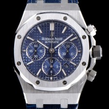 홍콩명품 [오데마피게] 남성용 로얄오크 데일리워치 강추!! 26320ST.OO.1220ST.03 크로노그래프 블루 와플 다이얼 신형 ETA 7750B-2 신형 레귤레이터 무브먼트 AUD0201  