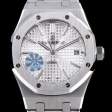 홍콩명품 [오데마피게] 남성용 하이엔드 로얄오크 15450ST.OO.1256ST.01 JF사 화이트 실버 와플 다이얼 오토매틱 무브먼트 AUD0210  