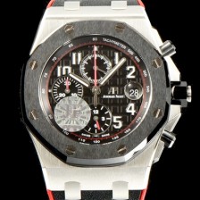 홍콩명품 [오데마피게] 남성용 NEW 최고급형!!로얄오크 오프쇼어 26470SO.OO.A002CA.01 리미티드 에디션 크로노그래프 블랙 와플 다이얼 오토매틱 무브먼트 AUD0140  