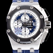 홍콩명품 [오데마피게] 남성용 로얄오크 오프쇼어 루벤 바리첼로 블랙 세라믹 베젤 크로노그래프 스켈레톤 다이얼 오토매틱 무브먼트 AUD0250  