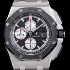 홍콩명품 [오데마피게] 남성용 로얄오크 오프쇼어 26400IO.OO.A004CA.01 리얼세라믹 블랙 와플 다이얼 그레이 러버 스트랩 오토매틱 무브먼트 AUD0205  