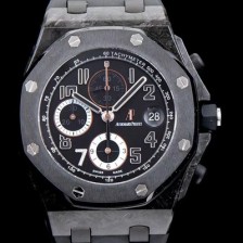 홍콩명품 [오데마피게] 남성용 로얄오크 오프쇼어 1:1 퀄리티 VIP타입 긴자 포지드 카본 에디션 블랙 다이얼 블랙 러버 스트랩 오토매틱 무브먼트 AUD0200  