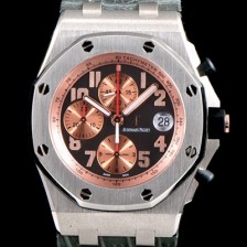 홍콩명품 [오데마피게] 남성용 로얄오크 오프쇼어 26179IR.OO.A005CR.01 샴페인 에디션!! 크로노그래프 샴페인&브라운 와플 다이얼 오토매틱 무브먼트 AUD0213  