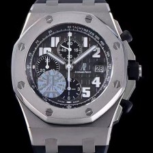 홍콩명품 [오데마피게] 남성용 로얄오크 오프쇼어 26170ST.OO.D101CR.03 블랙 테마 에디션!!크로노그래프 블랙 와플 다이얼 오토매틱 무브먼트 AUD0210  