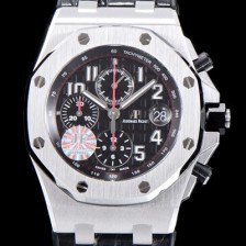 홍콩명품 [오데마피게] 남성용 VIP 모델!! 로얄오크 오프쇼어 26470ST.OO.A101CR.01 크로노그래프 블랙 와플 다이얼 오토매틱 무브먼트 AUD0200  